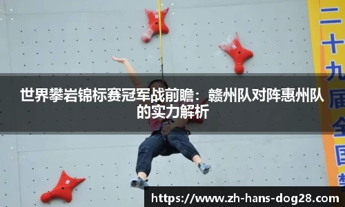 世界攀岩锦标赛冠军战前瞻:赣州队对阵惠州队的实力解析